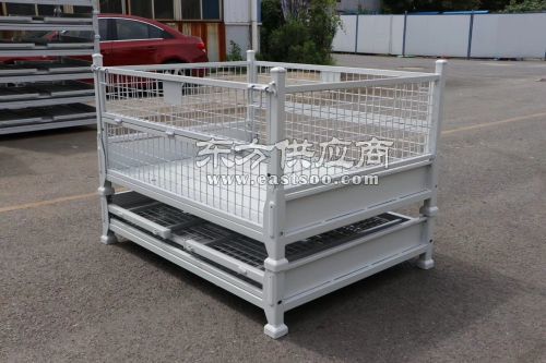金属周转箱铁皮箱车间重型箱铁屑箱物料箱大铁框铁质零件框图片